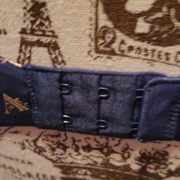 Victoria's Secret Blue and Gold Full-Coverage Bra - Picture 6 of 16